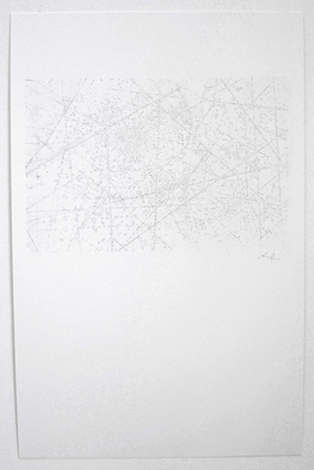 Serie de mapas No.3. Técnica mixta. Dimensiones: 22 x 35 cm. 2013.