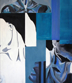 <i>Fragmentos</i>. Óleo sobre lienzo. 120x30 - 120x50 cms. 2003.
