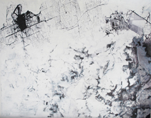 <i>Vancouver-Toronto</i>. Óleo sobre lienzo. 95 x 117 cm. 2012.