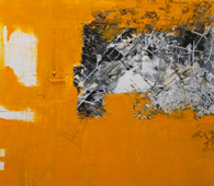 Serie cartografías. Óleo sobre lienzo. 80 x 60 cms. 2008.